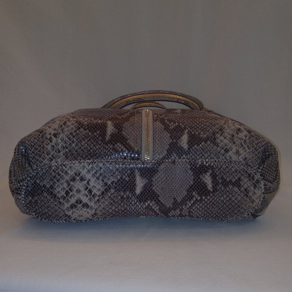 Michael Kors Python Embossed Brown-Multi Leather … - image 7